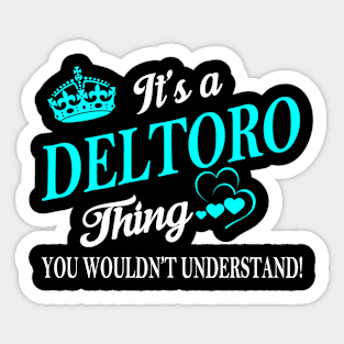 DELTORO Sticker